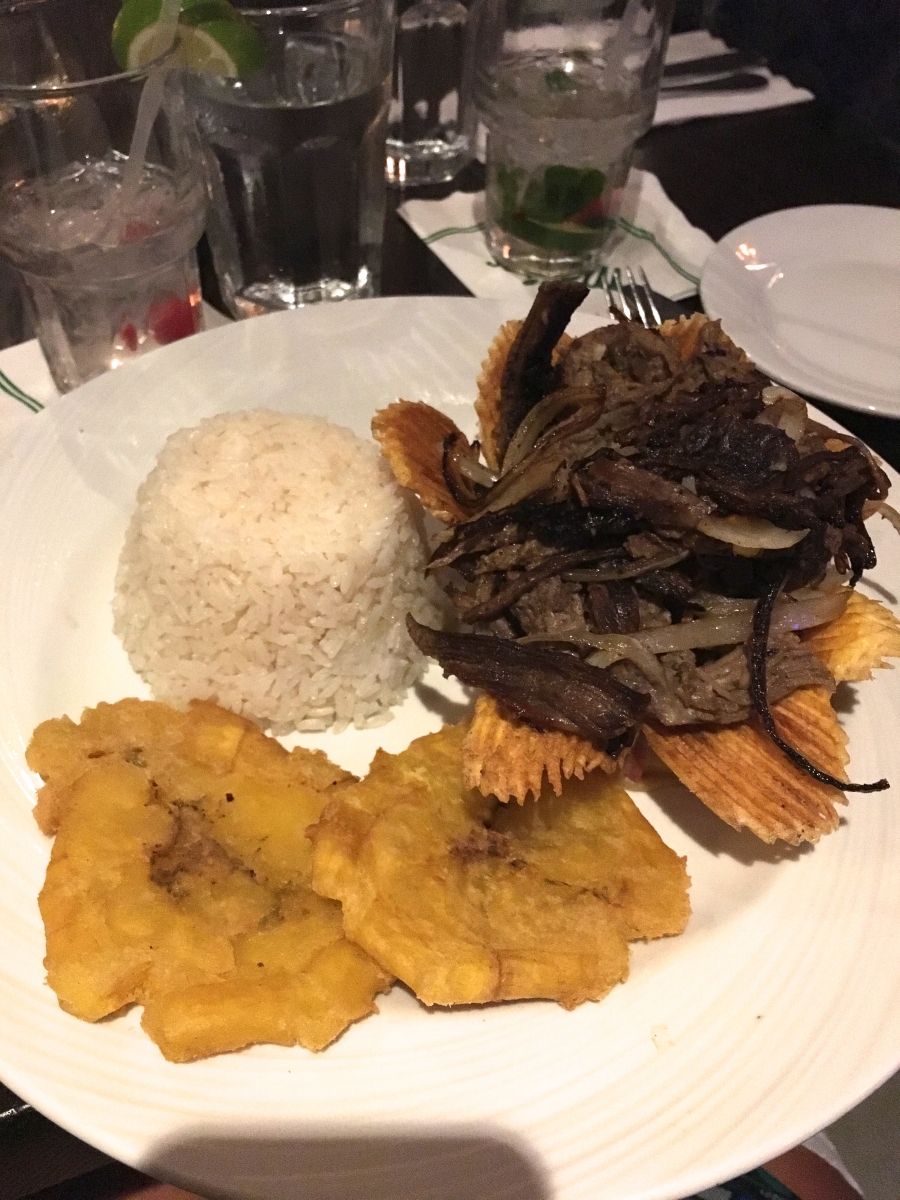 cuban food at mojitos 